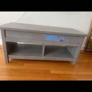 Beautiful grey wooden table in very good shape.